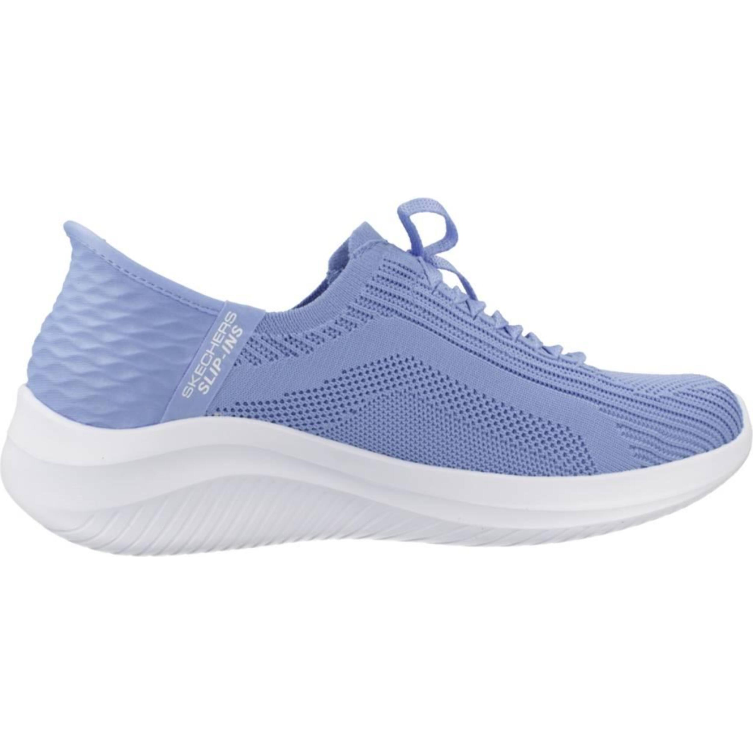 Sneakers De  Mujer Slip-ins: Ultra Flex 3.0 Tonal Stretc Azul