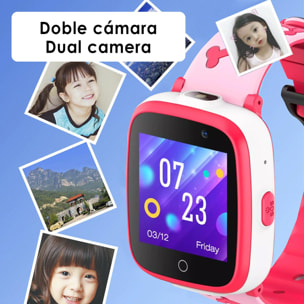 Gioco smartwatch S6 per bambini. Doppia fotocamera, chiamate, funzione SOS, slot SIM.