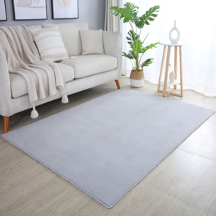 MOSCOU - Tapis uni Silver