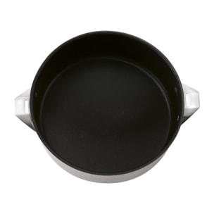 Eclipse - Sartén honda de 24 cm con revestimiento cerámico y tapa