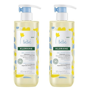 Calendula Bio Bébé  - Gel Lavant Doux - 2 x 500 ml