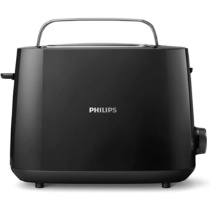 Grille-pain PHILIPS HD2581/90 Toaster noir Daily, 2 fentes, 830W