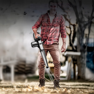 Soplador industrial DOBLE BATERIA de iones de litio 6500mAh, 4,5kpa, 1.6 m/m y 2000rpm.