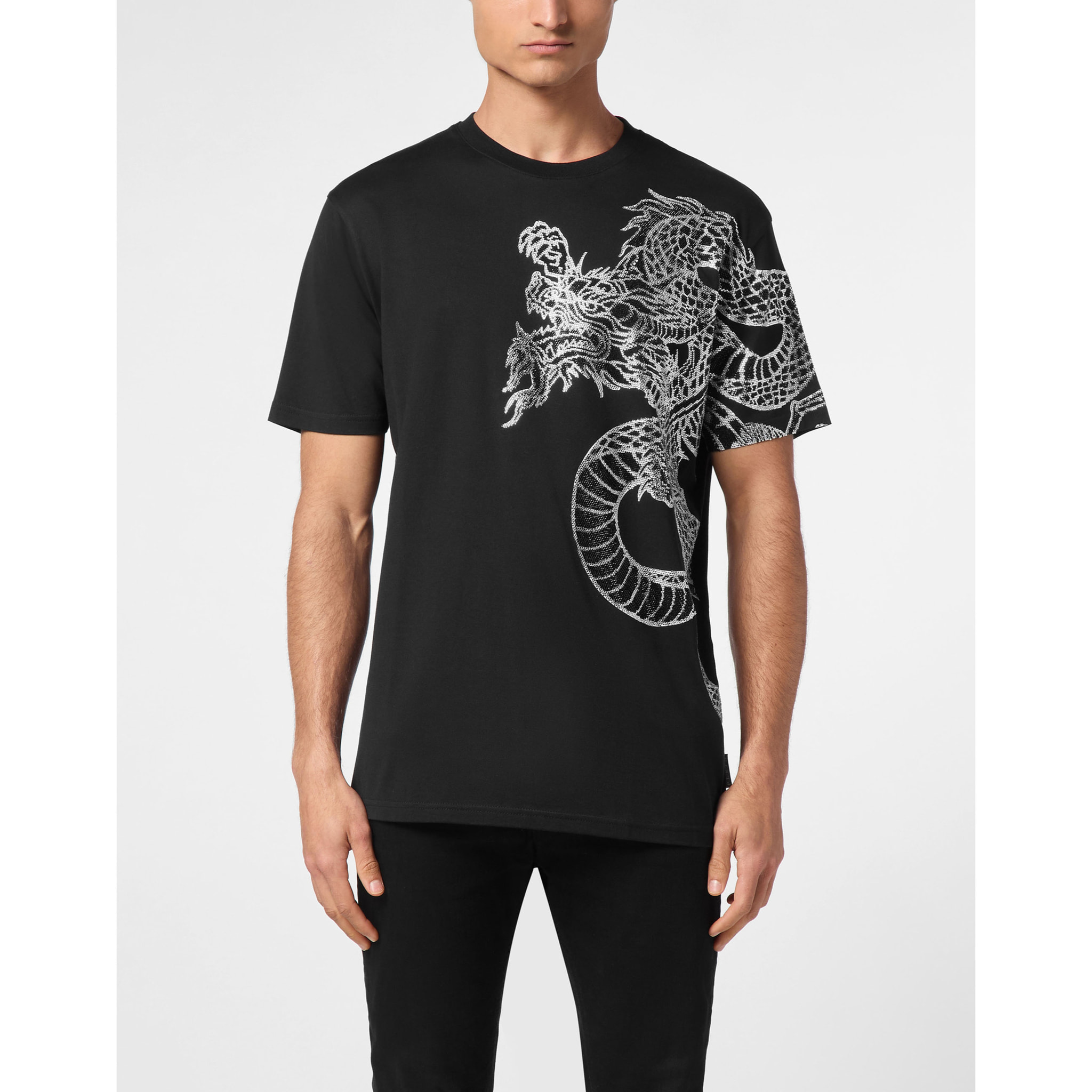 PHILIPP PLEIN Maglietta a girocollo DRAGON
