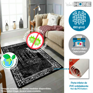 Alfombra de Poliester estampada 160 x 230cm