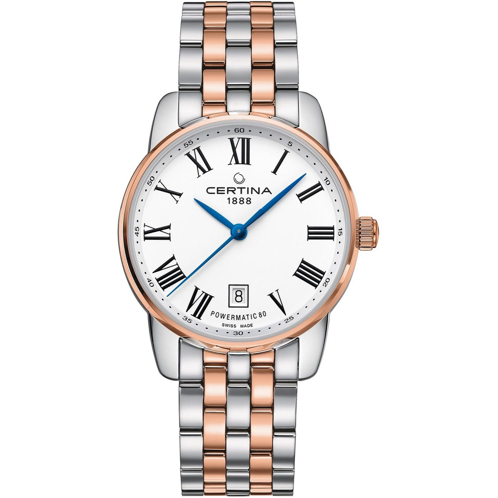 Reloj Certina C0348072201300 Hombre Analogico Automatico con Correa de Acero inoxidable