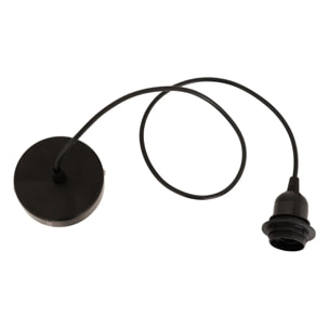 Cordon électrique Noe noir H100cm