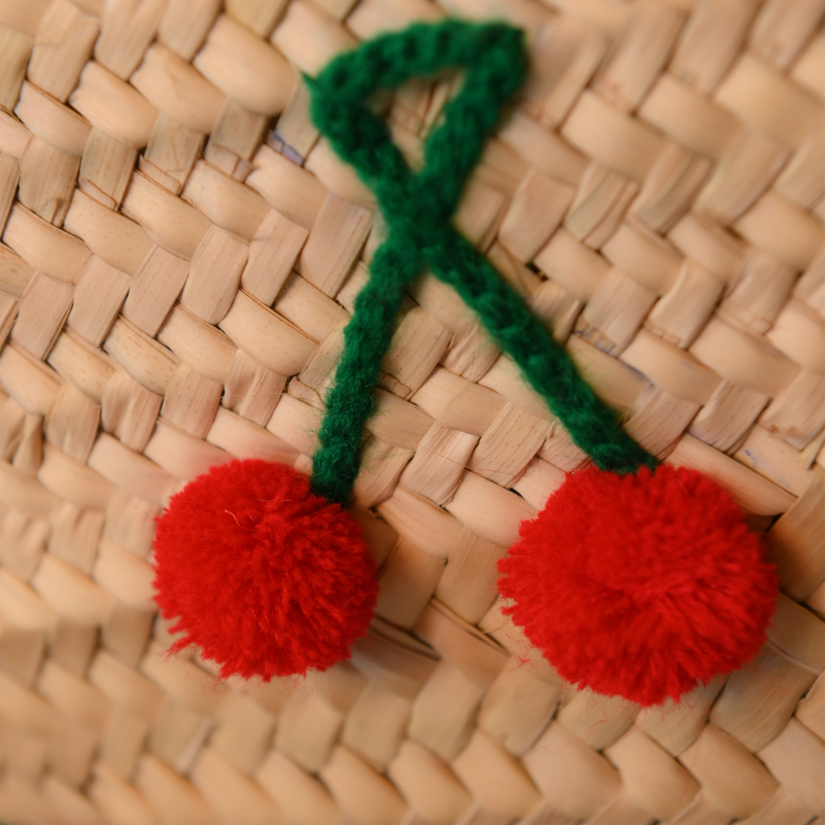 Panier cerise - Rouge