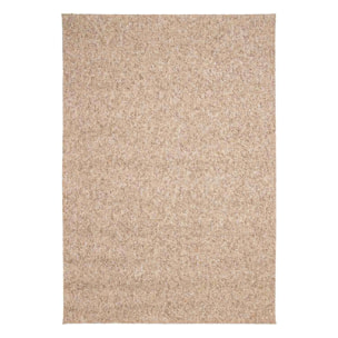 Tapis intérieur bouclette caramel effet chiné WALTER