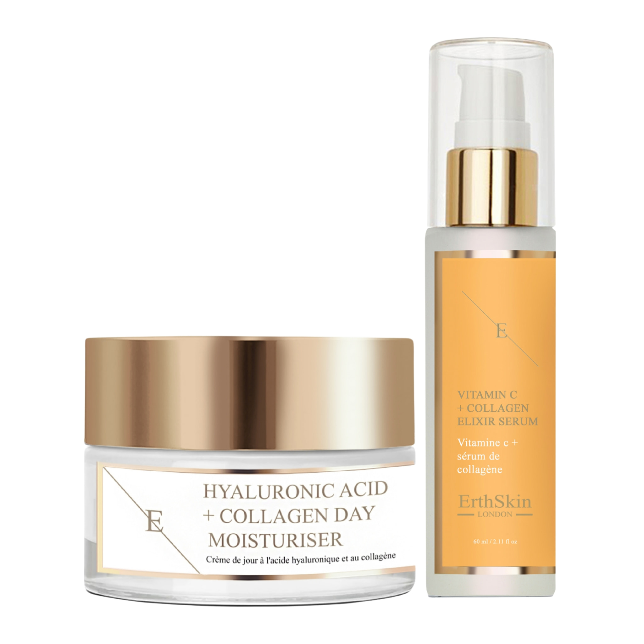 Elixir de vitamina C + Crema de día con colágeno