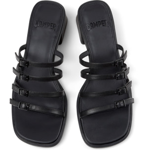 Sandalias - CAMPER Kora Sandal - Negro - Cuero liso
