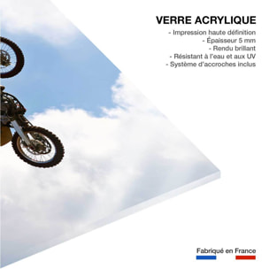 Tableau moto motocross  Tableau plexiglas