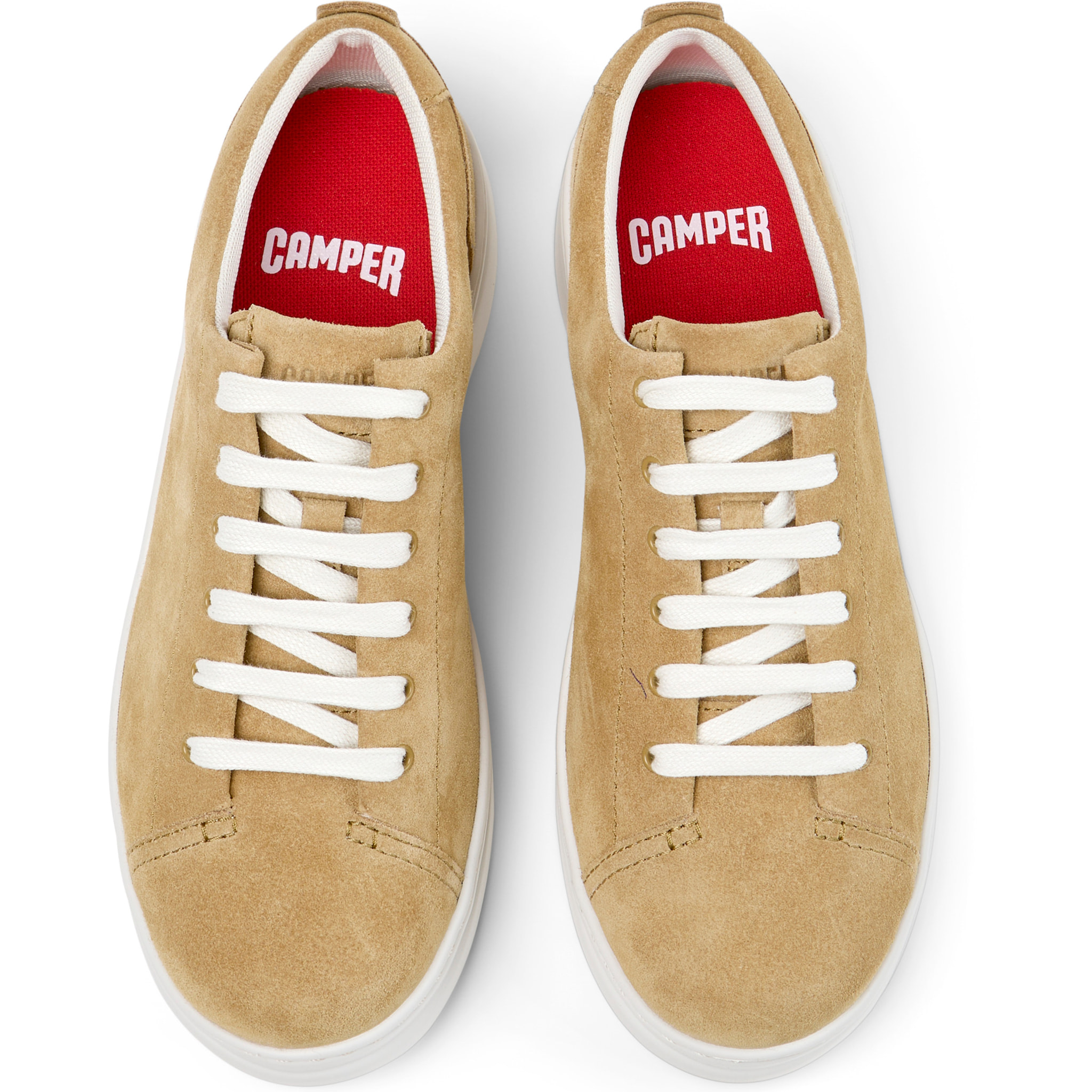 Sneakers - CAMPER Runner Up - Marrone - Pelle scamosciata