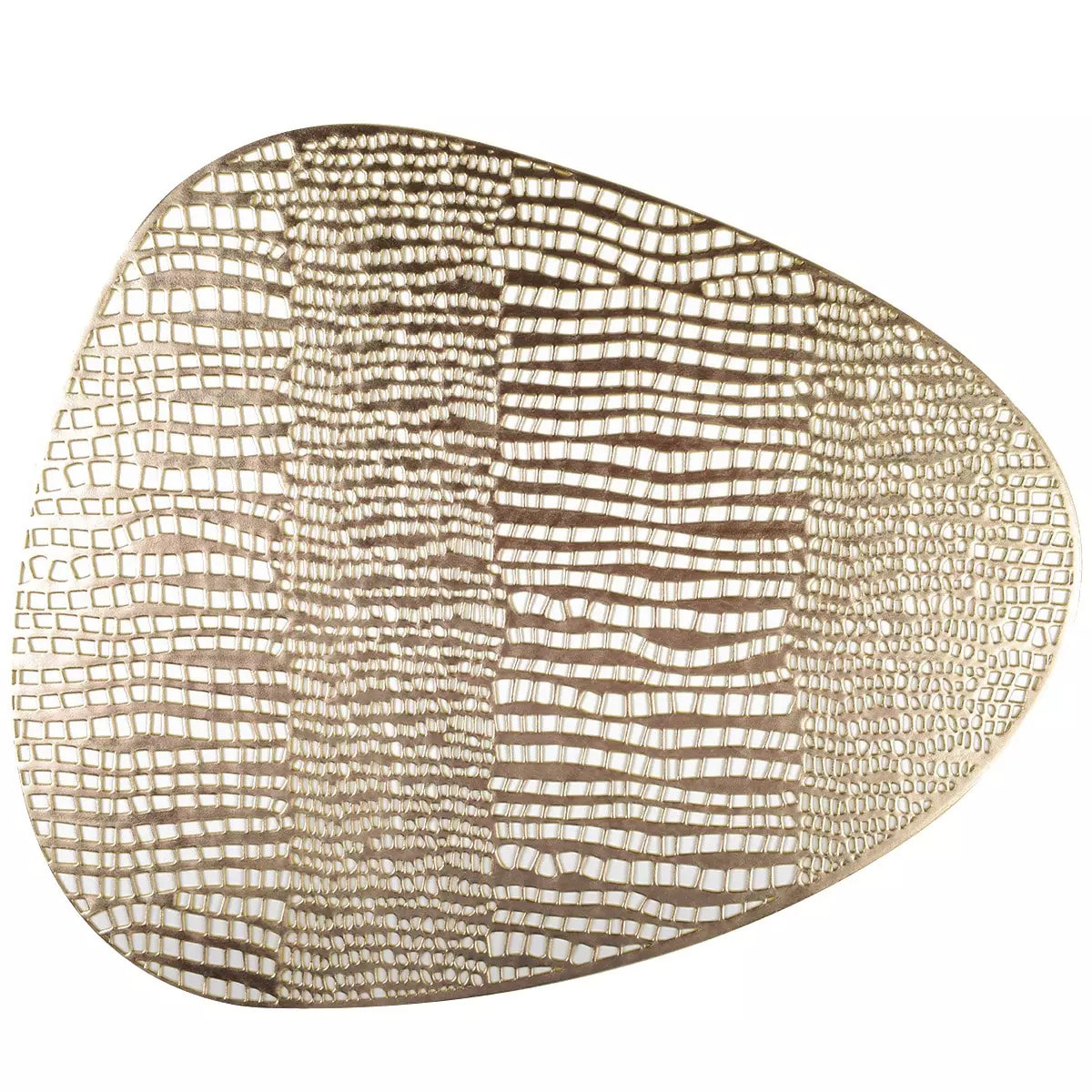 Lot de 6 Dessous d'assiette triangle doré