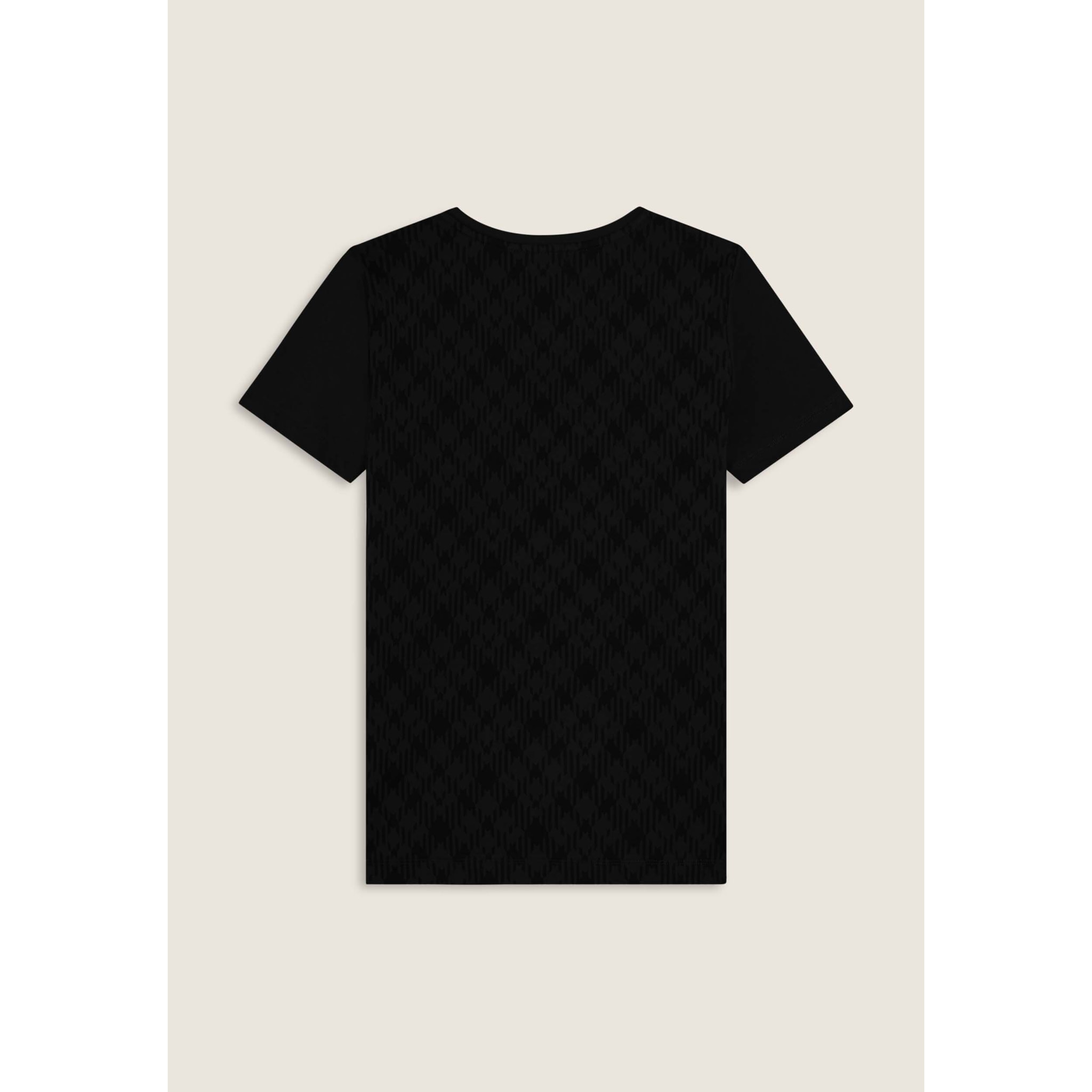 T-shirt raglan con inserto geometrico