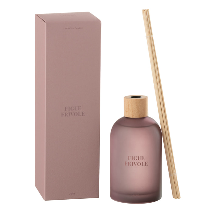 J-Line Bâtonnets parfumés Accords Essentiels - Figue Frivole - mauve - 250 ml