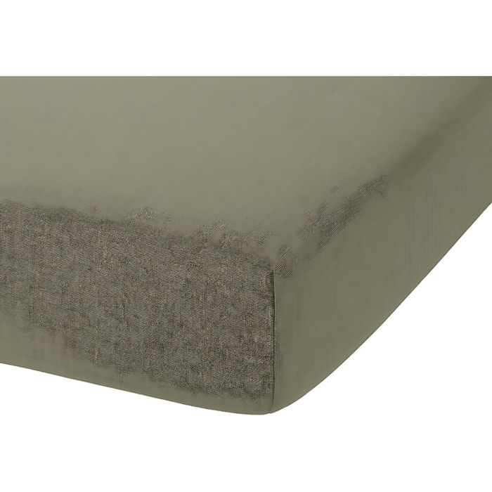 Drap Housse - Bonnet 30cm - 100% Gaze De Coton Romarin