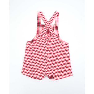 PETO CUADRO VICHY ROJO