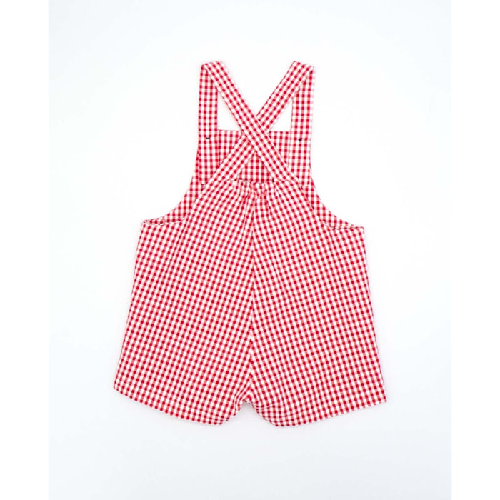 PETO CUADRO VICHY ROJO