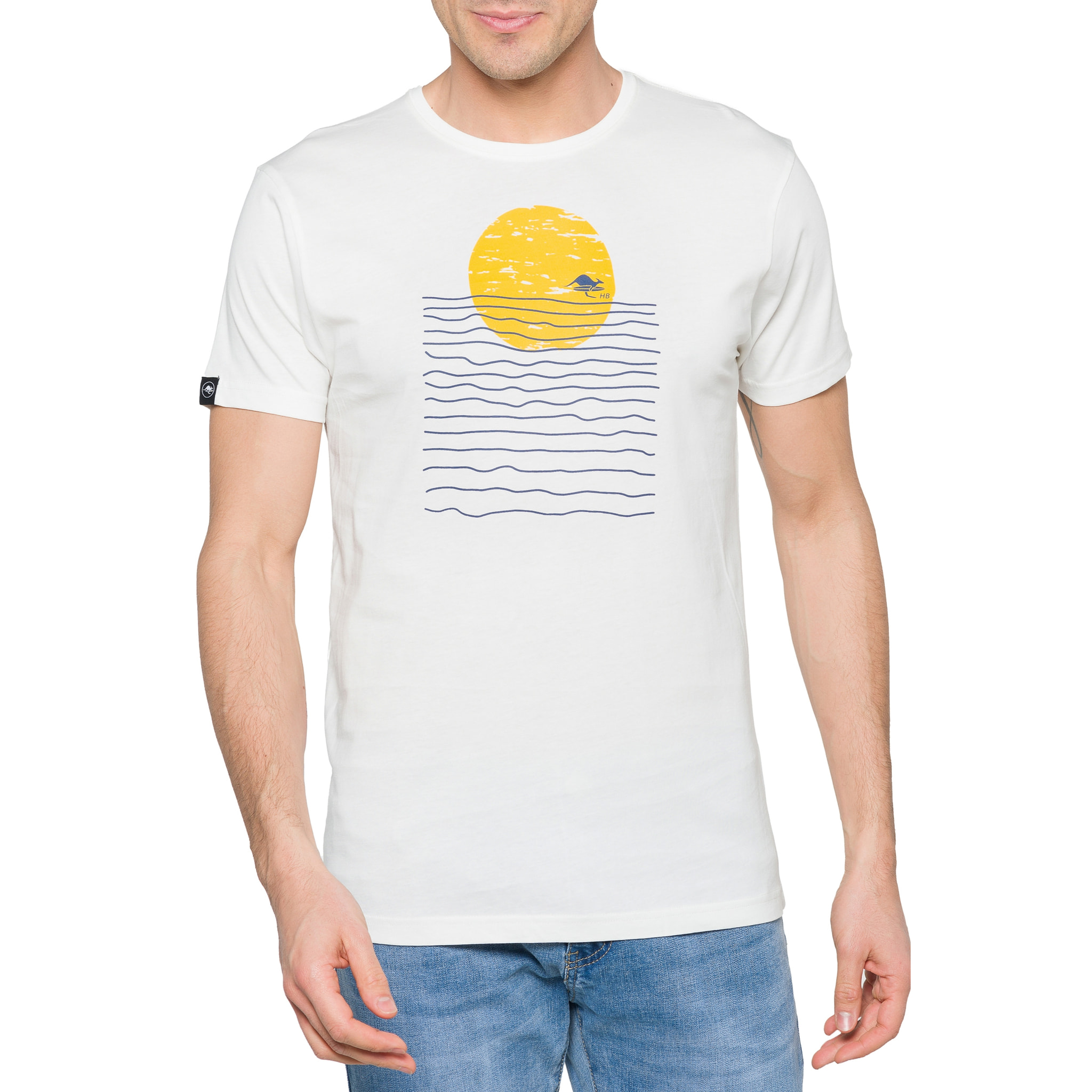 Camiseta de algodón 150 gr Hot Buttered Heatwave Color Blanco