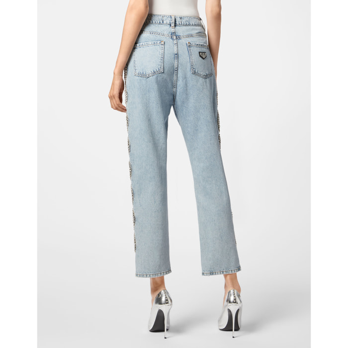 PHILIPP PLEIN Denim Trousers Loose Fit