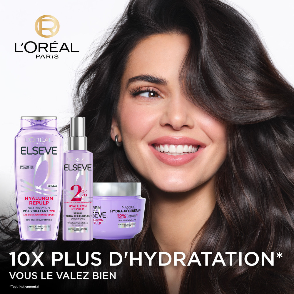 L'Oréal Paris Elseve Hyaluron Repulp Routine Capillaire Hydratante 72H