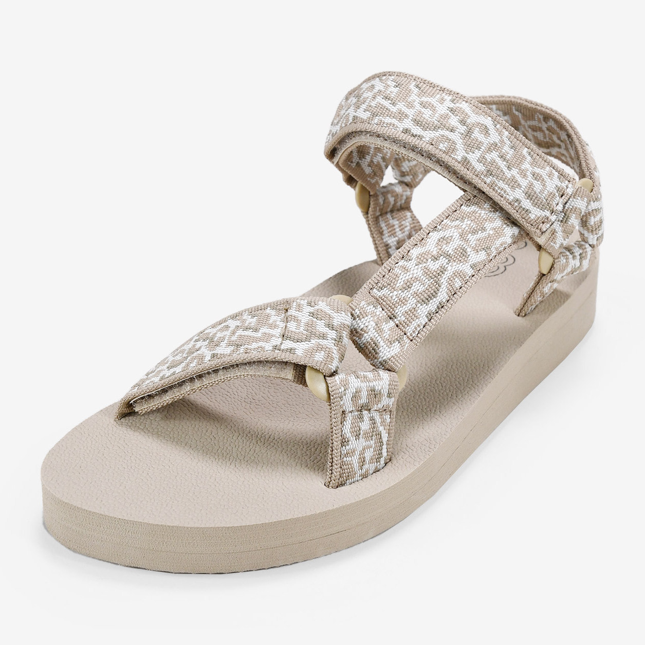 Sandalias deportivas beige planas