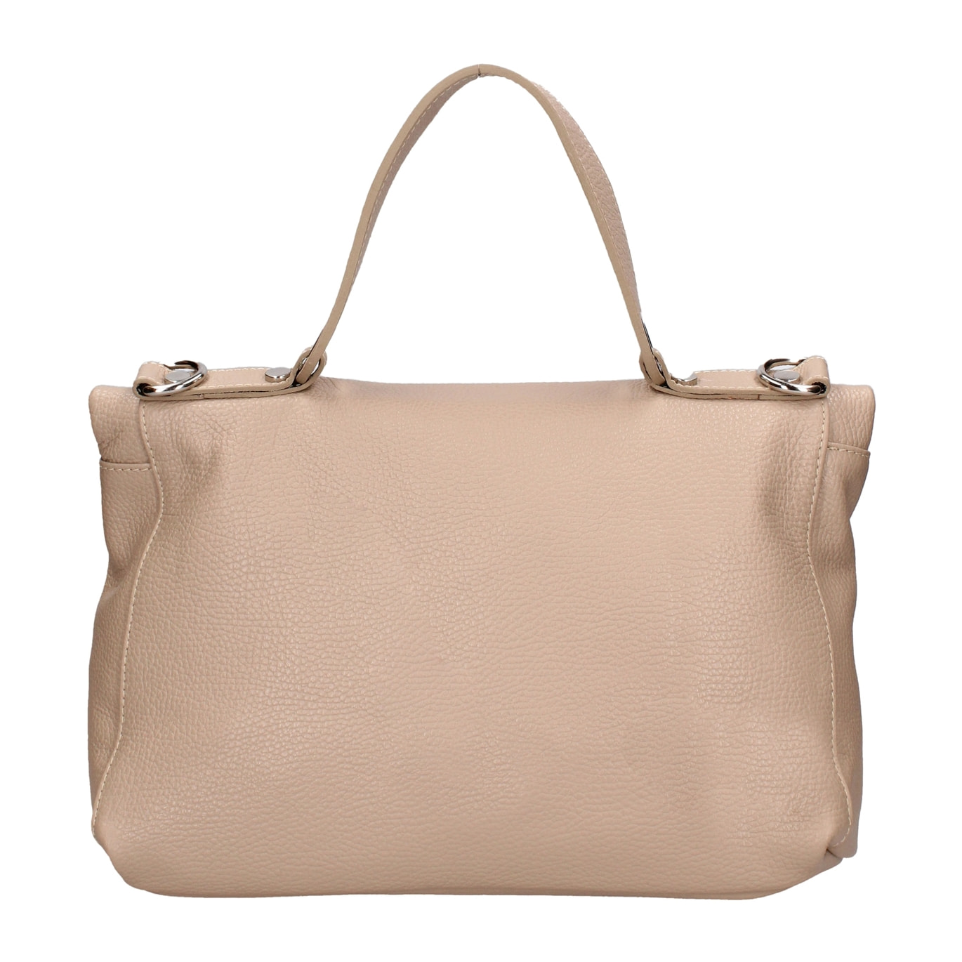 Borsa a spalla convertibile in zaino da donna In Vera pelle Made in Italy 34x21x12 cm