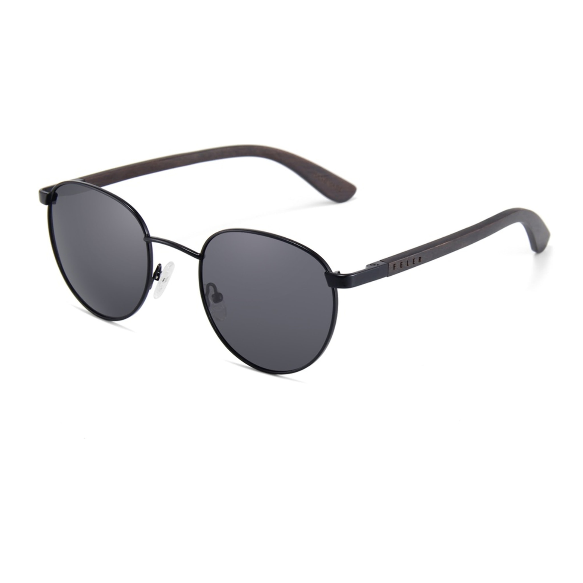 Gafas de Sol Feler 1709-1 Polarizadas de Madera Unisex 55 mm