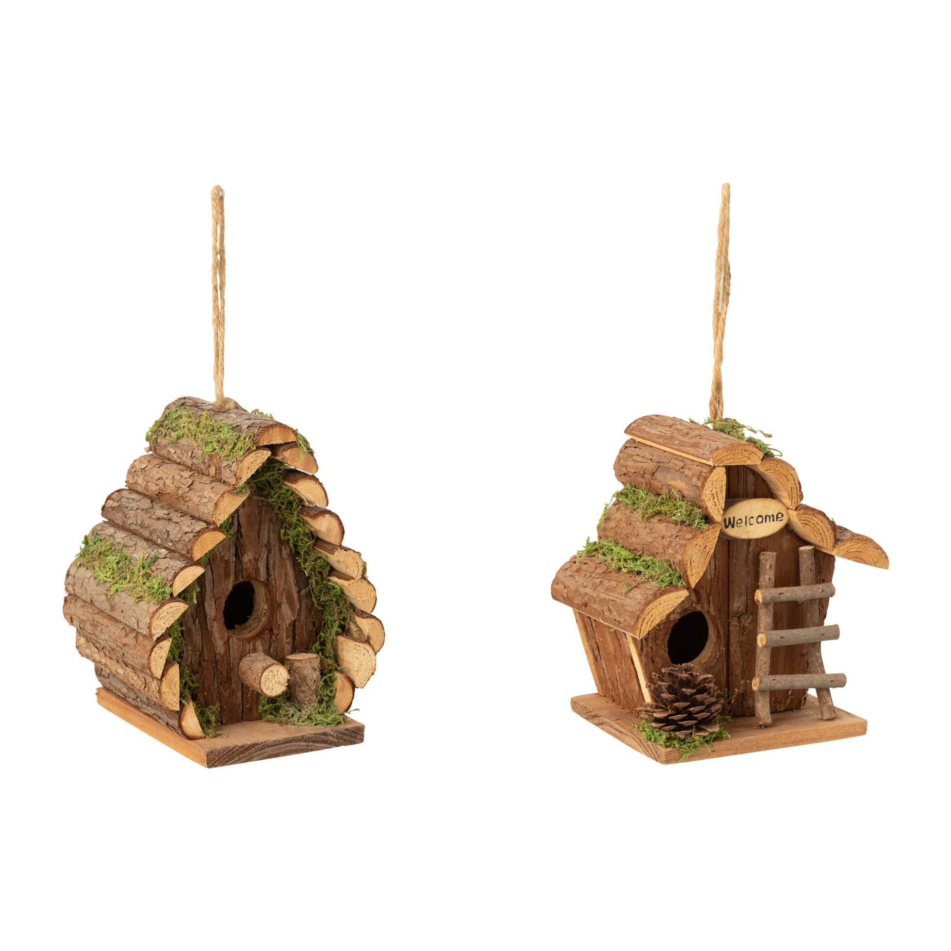 J-Line nichoir Echelle - bois - naturel - small - 2 pcs