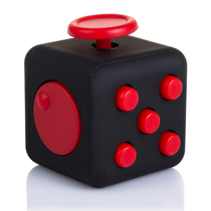 FIDGET CUBE ANTI ESTRÉS CON 6 MÓDULOS RELAJANTES