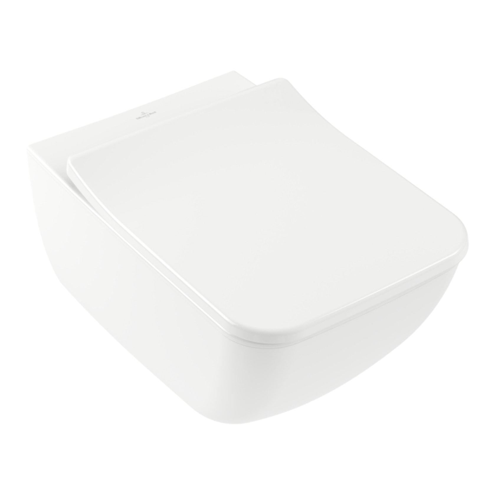 Pack WC suspendu sans bride Venticello + abattant + plaque chromée + bâti Grohe
