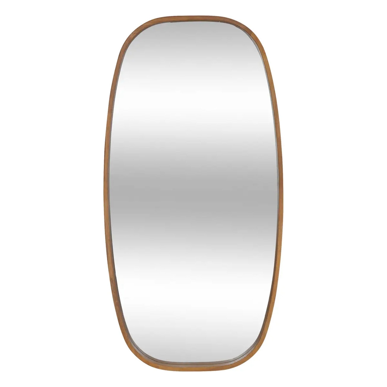 Miroir ovale Jasna bois 113x57cm