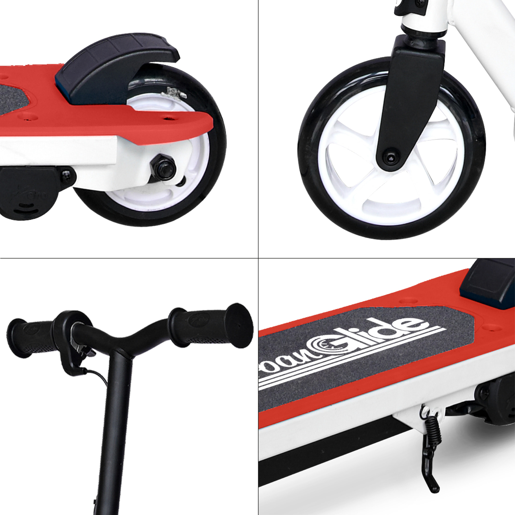 Trottinette Électrique Enfant UrbanGlide Ride 55 Rouge – 30W, 10 km/h, Batterie 12V 5Ah, Autonomie 40 min, 3-8 ans