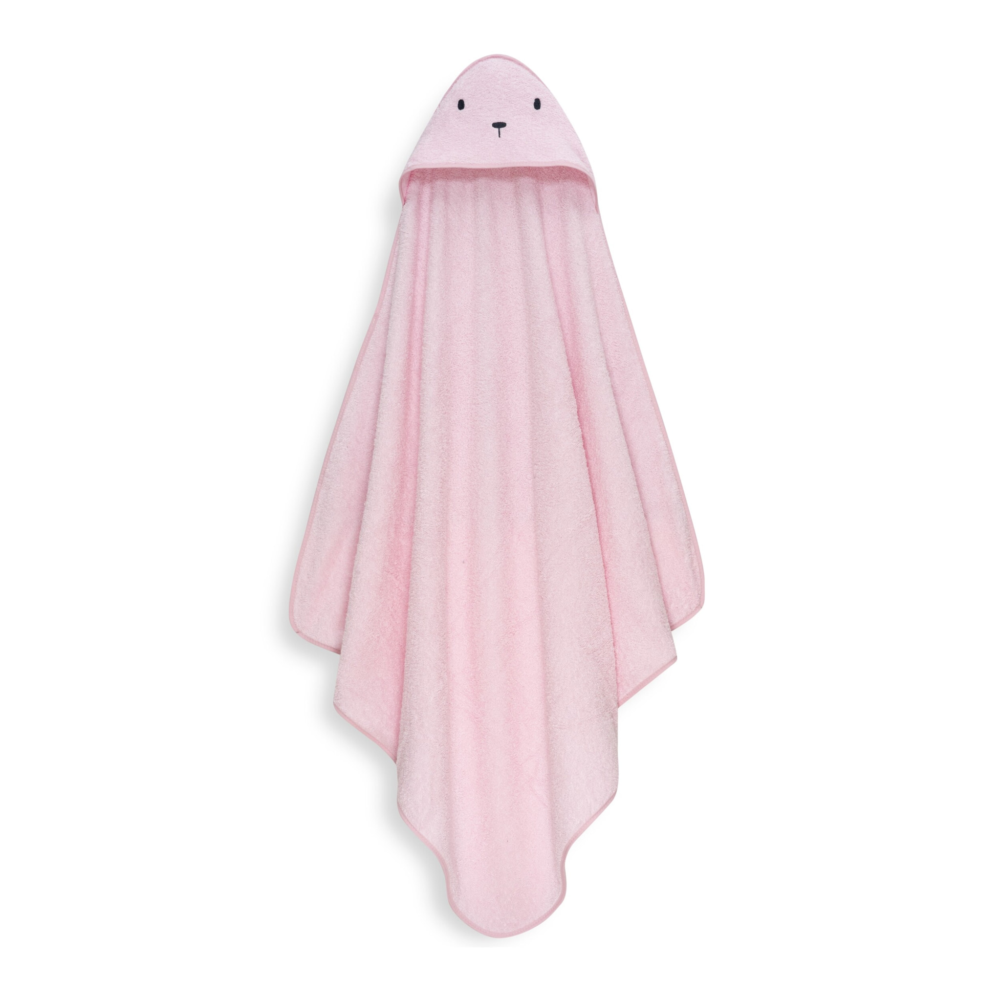 Capa Baño 1X1 Mod Oso+Dudu Muselina Rosa