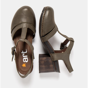 Sandalias con tacón 1874 ROMA KAKI/ I WISH color Kaki