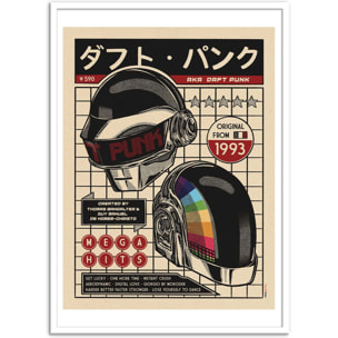 Affiche - Daft Punk - Rafa Gomes