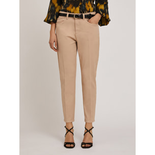 Motivi - Pantaloni carrot Rianne in cotone - Beige