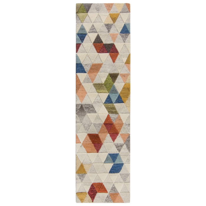 Tapis en laine de couloir AMARI Multicolore