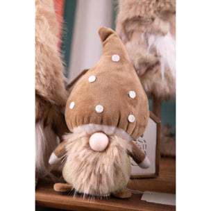 Elfi con cappello funghetto - Pezzi 2 - BEIGE - Bianchi Dino SpA