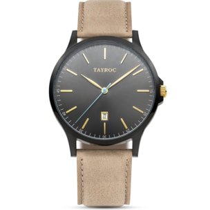 Reloj Tayroc TXM099 Hombre Analogico Cuarzo con Correa de Cuero
