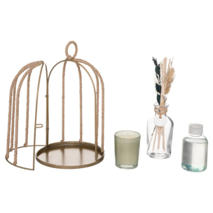 Coffret senteur cage Paola avec corde jasmin