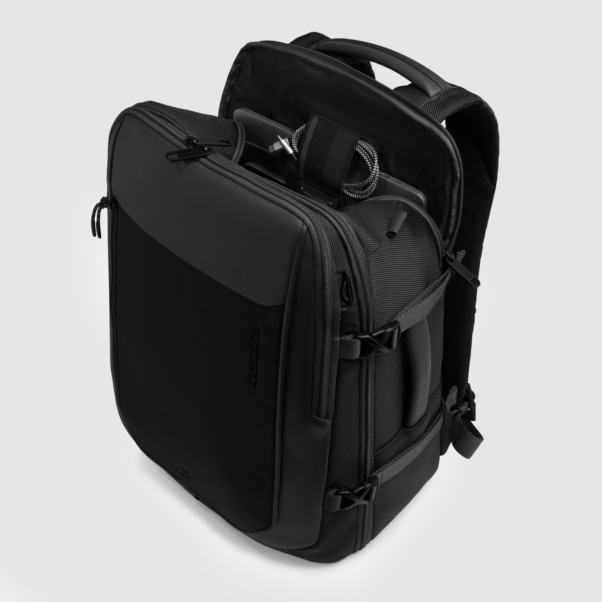 Piquadro Zaino da bici porta pc 15,6" in tessuto riciclato
