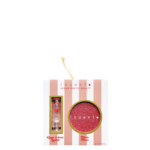 Flower in a Box - Coffret Rouge à Lèvres Fraise + Miroir