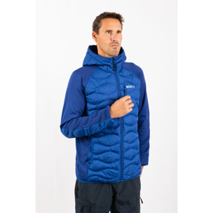 Chaqueta ECOActive Hybrid Insulated Jacket with cap marca ECOON - Azul Cielo