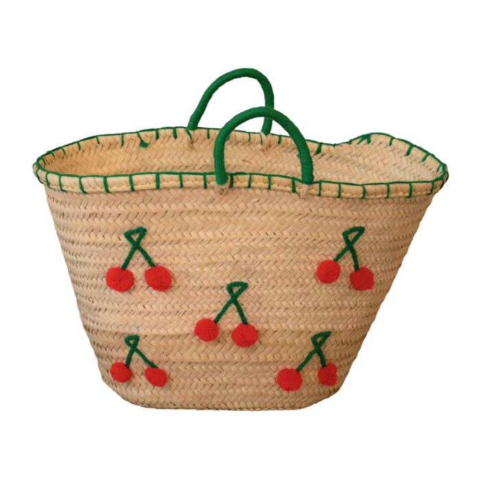 Panier cerise - Rouge
