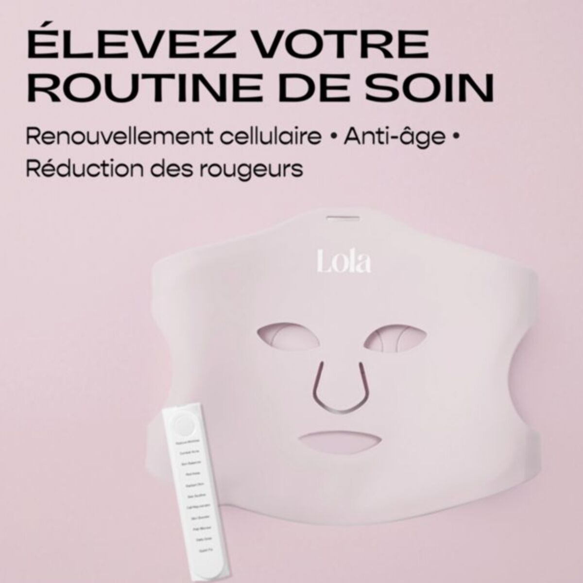 Masque LED LOLA Glow Mask Pink