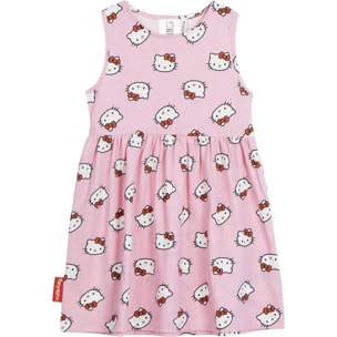 Vestido Single Jersey Hello Kitty