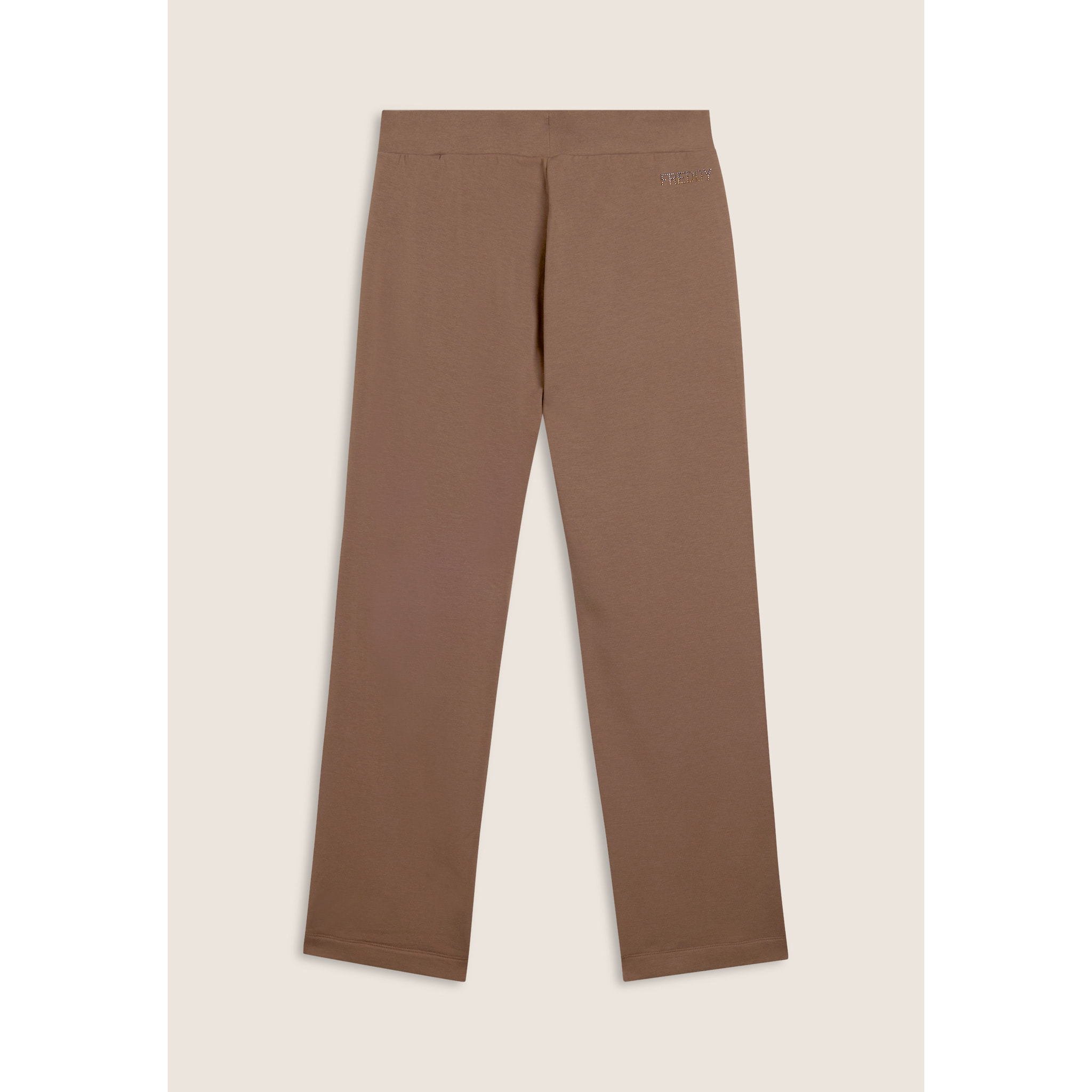 Pantaloni sportivi con gamba dritta e dettagli luminosi