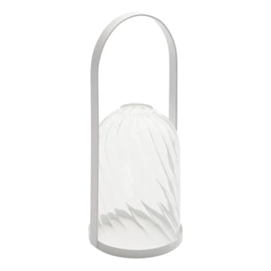 Lanterne Fleur de rose H20cm